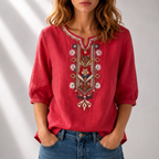 Cordelia | Artisan Embroidered Blouse