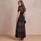 Sophia | Sheer Lace Maxi
