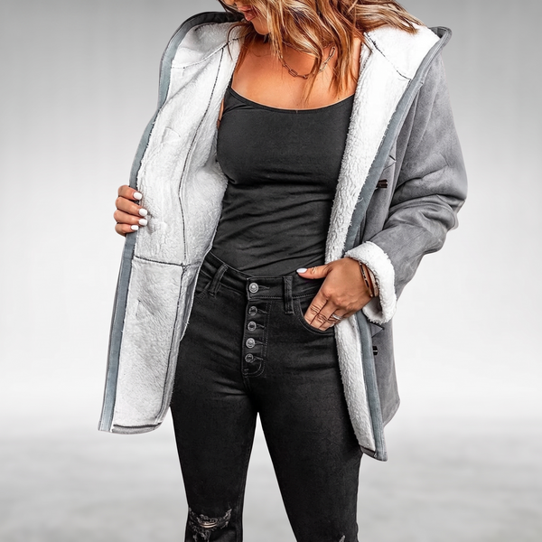 Amanda | Hooded Toggle Coat