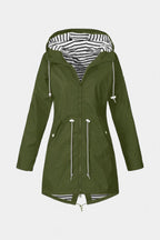 Aria Waterproof Jacket with Adjustable Hood