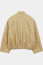 Alvera Textured Casual Jacket Featuring Practical Pockets