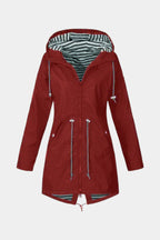Aria Waterproof Jacket with Adjustable Hood