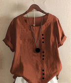 Amaya | Effortless Button Detail Summer Blouse