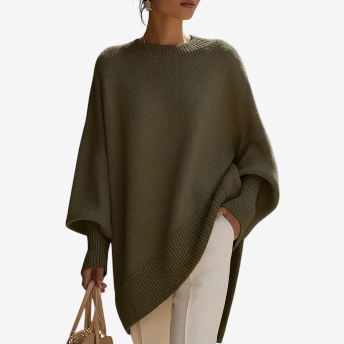 Aureliana | Comfortable Sweater – Dark Green