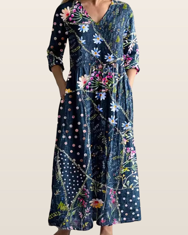 Linda | Floral Maxi Dress