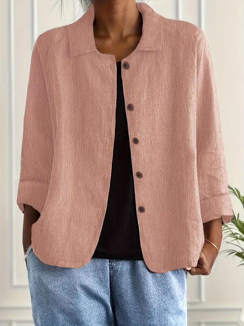 Zenaide | Clay Pink Blouse – Pink