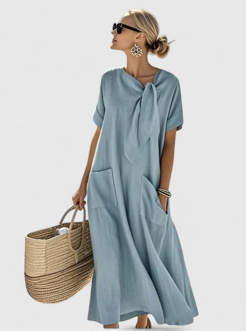 Antonina | Elegant Dress – Blue