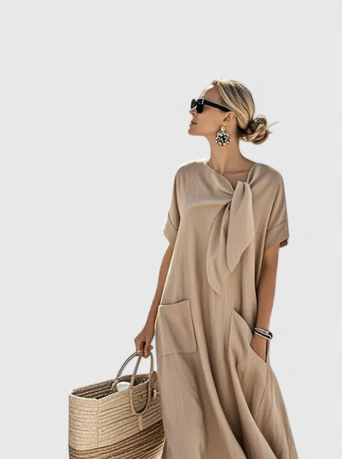 Antonina | Elegant Dress – Khaki