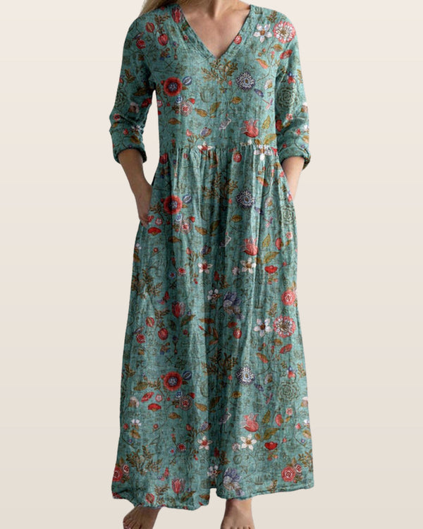 Olivia | Floral Maxi Dress