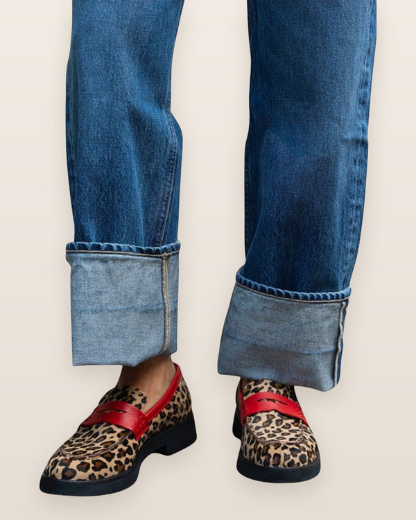Sabine | Leopard Print Loafers