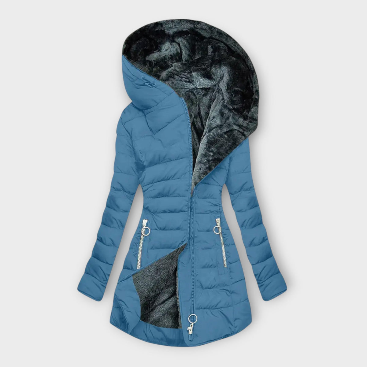 Florisse | Classic Winter Coat – Blue (Almost sold out)
