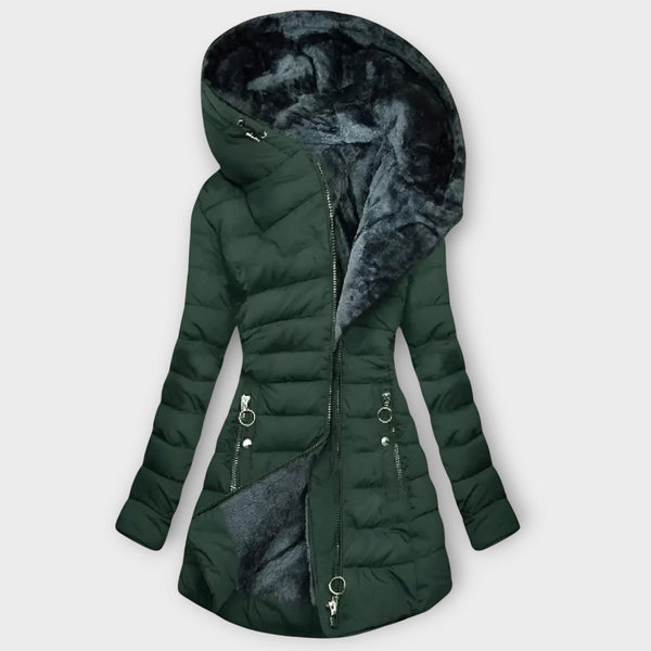 Florisse | Classic Winter Coat – Dark Green