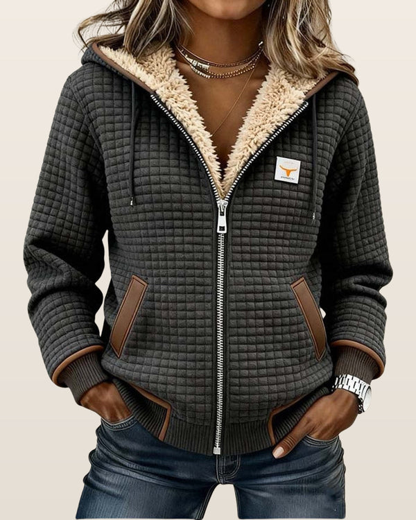 Silvana | Sherpa-Lined Quilted Jacket