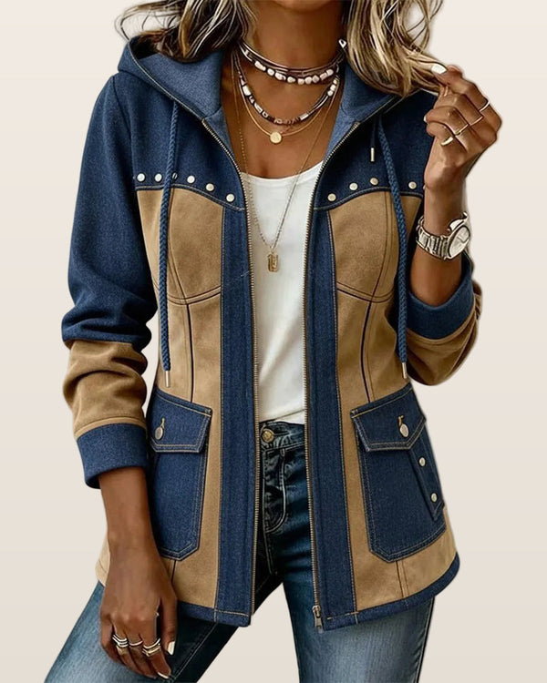 Simone Two-Tone Western Jacket