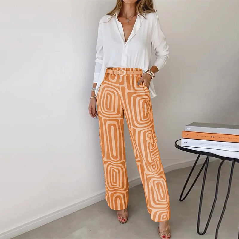 Beatrix | Refined Two-Piece Set – Orange
