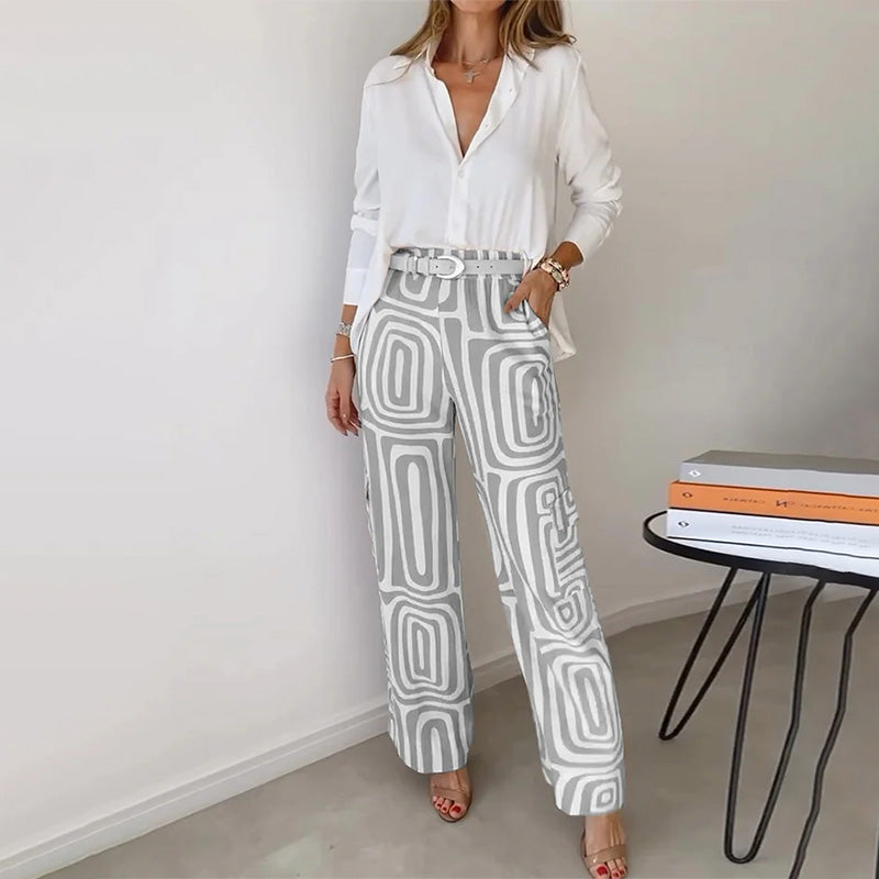 Beatrix | Refined Two-Piece Set – Gray