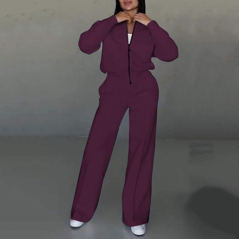 Amie | Elegant Tracksuit – Purple