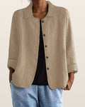 Adelheid | Sand Crinkle Blouse