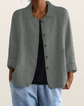 Amabilia | Soft Green Grey Blouse